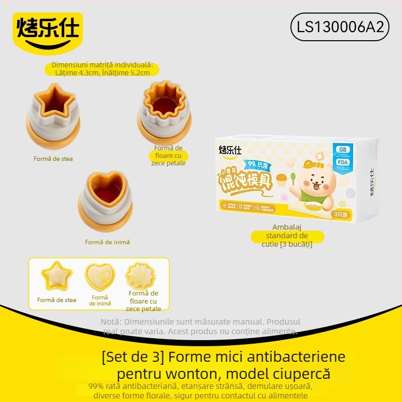 Formă DIY pentru hrana bebelușilor cu model de fluture, pentru aluat, potrivită pentru colțunași și ravioli