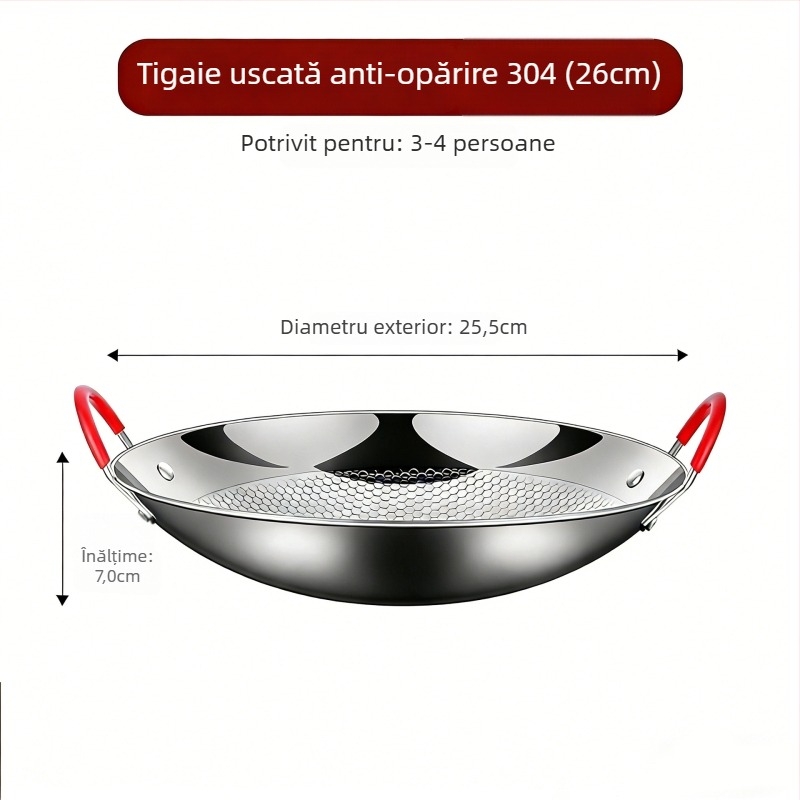 Aragaz din oțel inoxidabil 304 cu oală mică pentru alcool, pentru o singură persoană, arzător tip casetă, protecție împotriva arsurilor
