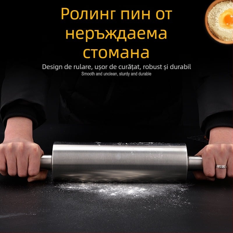 Rulou de aluat din oțel inoxidabil