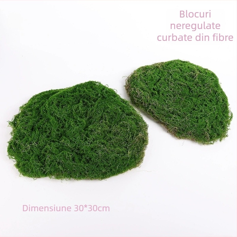 Mușchi artificial DIY – mușchi cu textură catifelată, gazon decorativ pentru grădină și bonsai