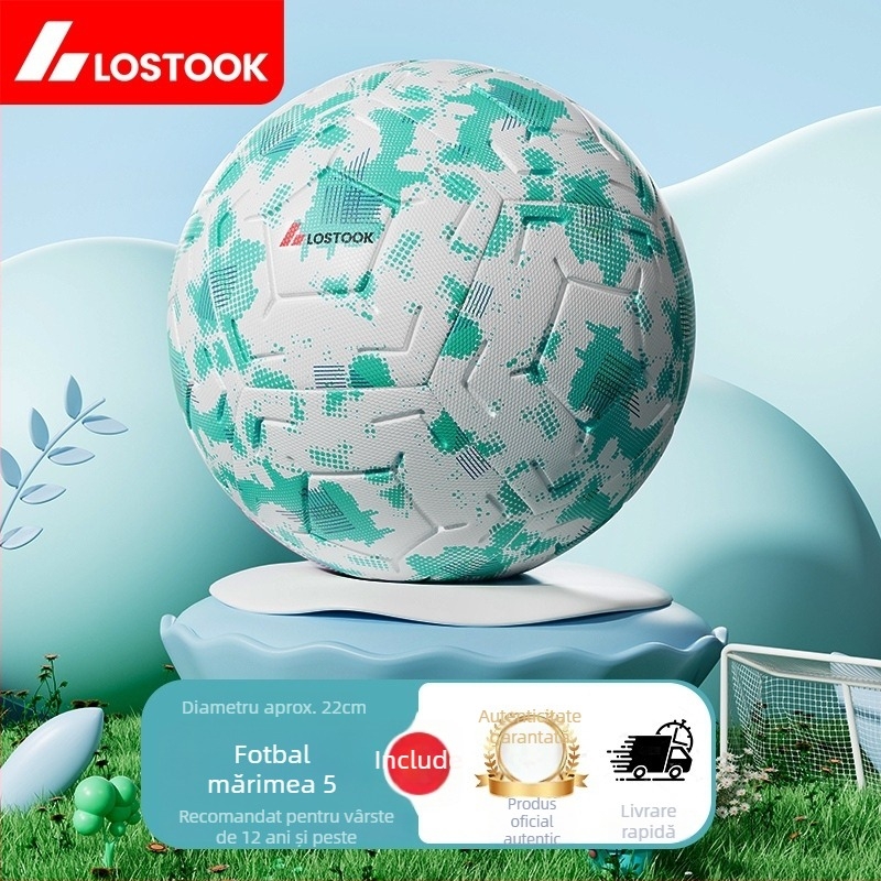 minge de fotbal din PVC pentru copii, dimensiuni 4 și 5, durabilă pentru antrenament