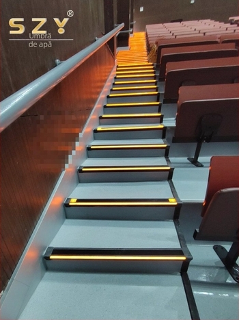 Lămpi LED impermeabile pentru trepte 12V/24V, pentru teatre și cinematografe, universale pentru covoare și pardoseli