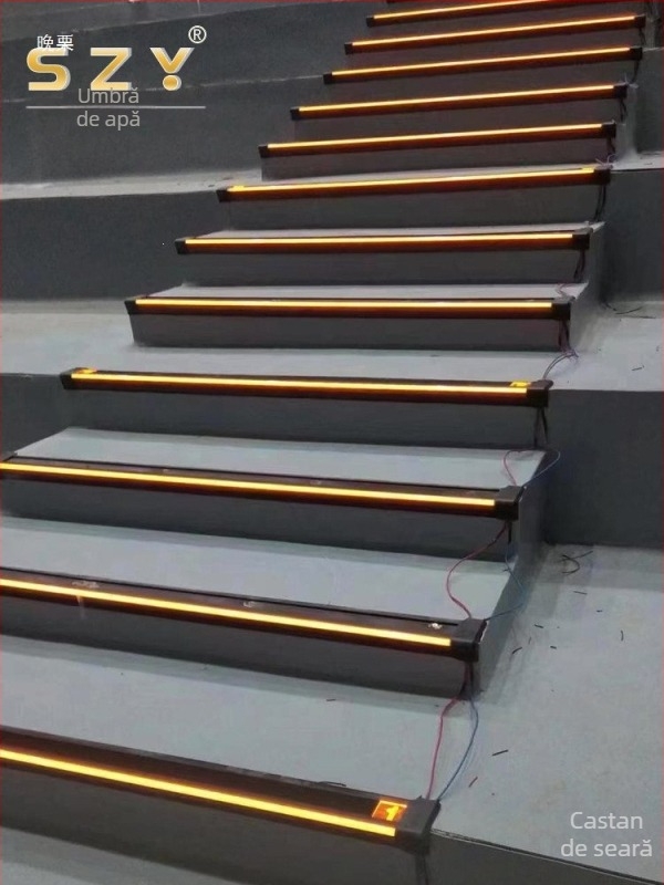 Lămpi LED impermeabile pentru trepte 12V/24V, pentru teatre și cinematografe, universale pentru covoare și pardoseli