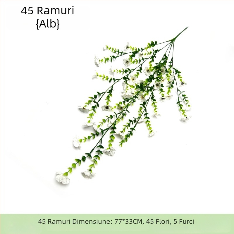 Flori de mătase — buchet realist din flori artificiale pentru decor de nuntă, decor exterior și recuzită pentru fotografie, înălțime 10–30 cm