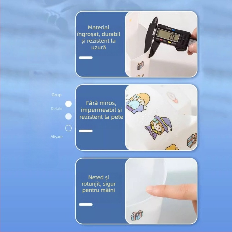 Suport pentru pixuri rotativ la 360°, cu capacitate mare, pentru biroul copiilor de școală primară