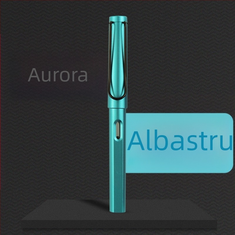 Stilou Aurora pentru scriere și caligrafie, pentru elevi, cu rezervor de cerneală, utilizare duală