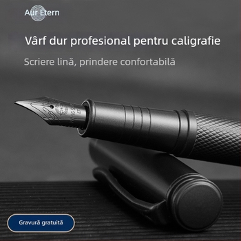 9563 stilou caligrafic cu vârf dur Black Forest, cu vârf curbat, pentru birou și practică de scriere la adulți