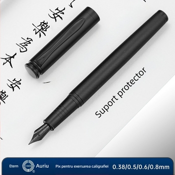 9563 stilou caligrafic cu vârf dur Black Forest, cu vârf curbat, pentru birou și practică de scriere la adulți