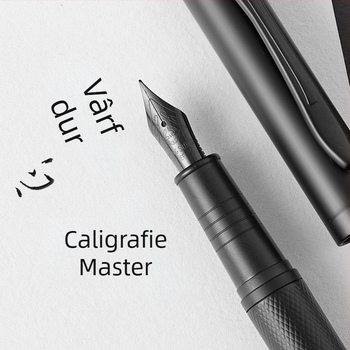 9563 stilou caligrafic cu vârf dur Black Forest, cu vârf curbat, pentru birou și practică de scriere la adulți
