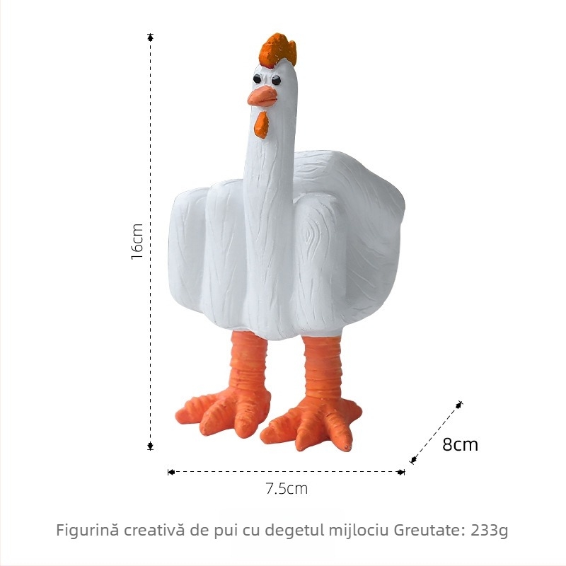 Rață banană decorativă – drăguță, creativă piesă pentru birou și casă, cadou de ziua de naștere