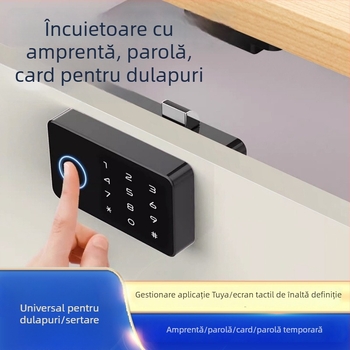 Încuietoare cu amprentă pentru dulapuri, sertare, dulapuri de fișiere și dulapuri de depozitare