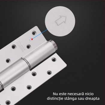 Balama ascunsă pentru ușă, cu închidere moale și mecanism hidraulic, 6 inch, balama multifuncțională cu poziționare