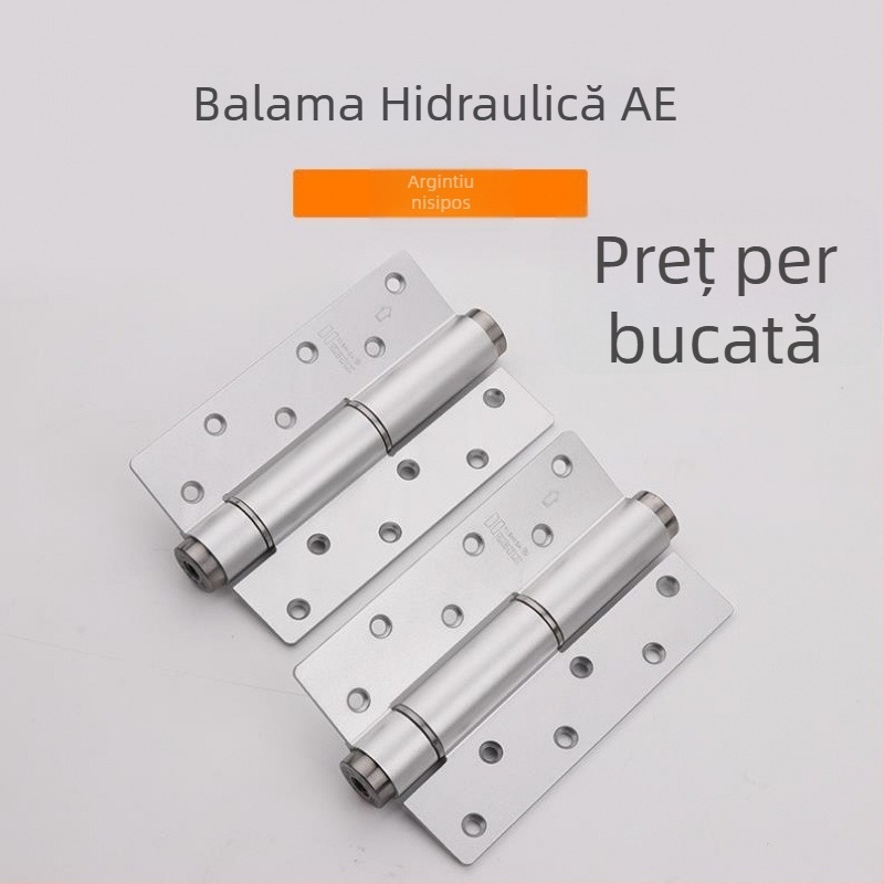 Balama ascunsă pentru ușă, cu închidere moale și mecanism hidraulic, 6 inch, balama multifuncțională cu poziționare