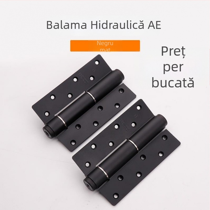 Balama ascunsă pentru ușă, cu închidere moale și mecanism hidraulic, 6 inch, balama multifuncțională cu poziționare