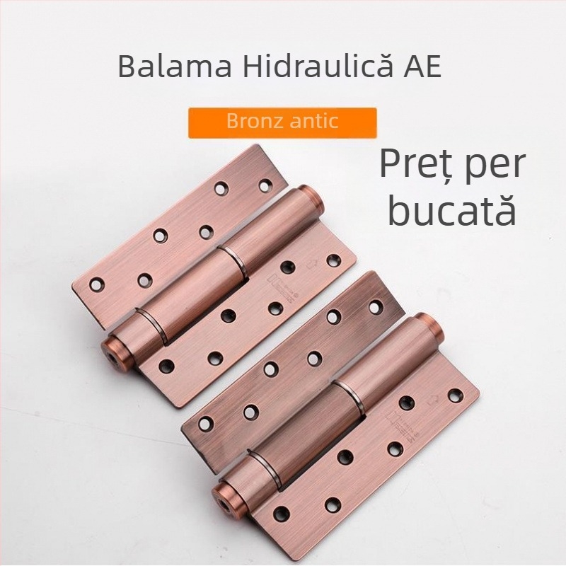Balama ascunsă pentru ușă, cu închidere moale și mecanism hidraulic, 6 inch, balama multifuncțională cu poziționare