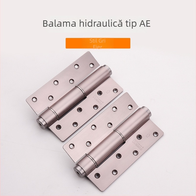 Balama ascunsă pentru ușă, cu închidere moale și mecanism hidraulic, 6 inch, balama multifuncțională cu poziționare