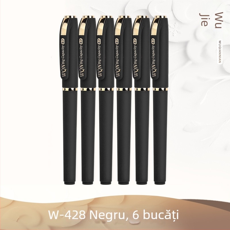 Five Thousand Years Stilou Gel 0.7mm pentru Caligrafie și Semnături, Cerneală Carbon, Rezerve groase