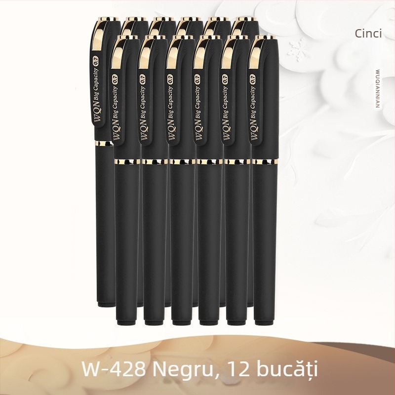Five Thousand Years Stilou Gel 0.7mm pentru Caligrafie și Semnături, Cerneală Carbon, Rezerve groase
