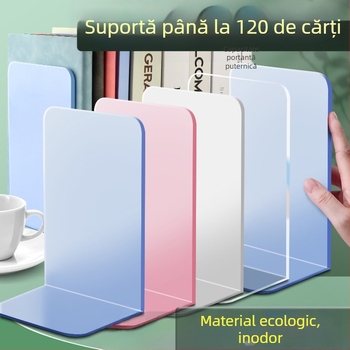 Suport pentru cărți în formă de L, suport simplu pentru birou, clips pentru cărți, depozitare pe birou, pentru studenți