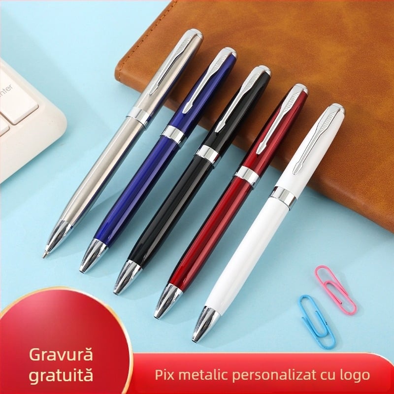 Pix metal rotativ cu bilă – pentru afaceri, cadou, personalizare