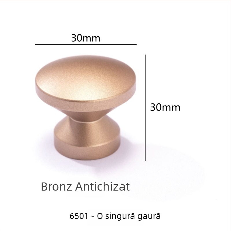 Mâner pentru dulap cu o singură gaură, pentru uși și sertare, Morandi alb și gri deschis, pentru camera copiilor și birou, stil minimalist modern