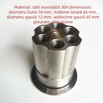 Suport pentru pixuri din oțel inoxidabil 304, cu rulment, rotativ – organizator de birou multifuncțional