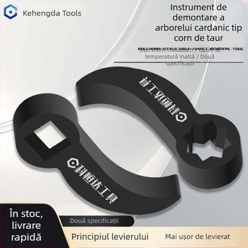 Unealtă groasă pentru demontarea axului cu levier, pentru o demontare mai ușoară a arborelui de transmisie, unealtă de demontare a semi-axelor, tip corn