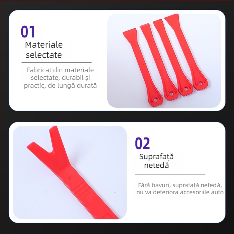 Set de 19 piese pentru demontarea sistemului audio al mașinii, modificarea navigației și demontarea panourilor interioare ale ușilor