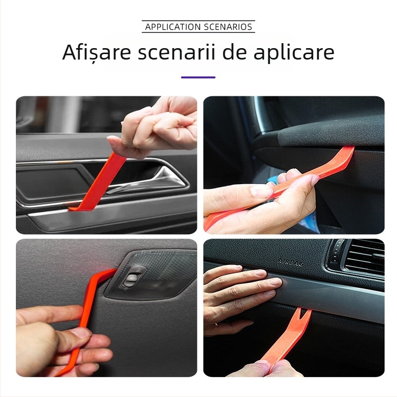 Set de 19 piese pentru demontarea sistemului audio al mașinii, modificarea navigației și demontarea panourilor interioare ale ușilor
