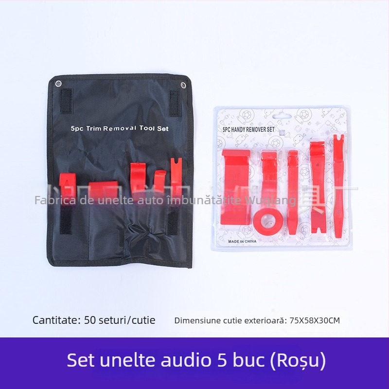 Set de 19 piese pentru demontarea sistemului audio al mașinii, modificarea navigației și demontarea panourilor interioare ale ușilor
