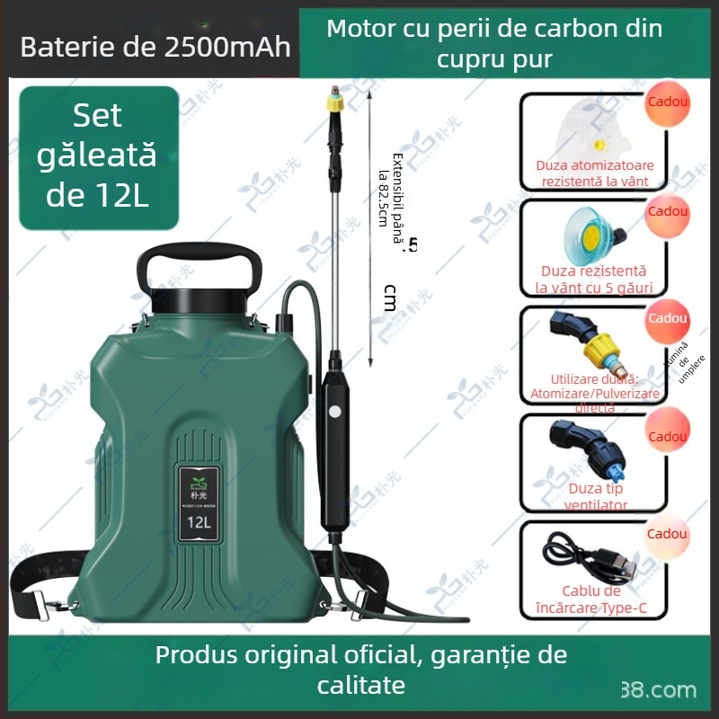 Stropitor electric de spate pentru grădină – dezinfectare și udare
