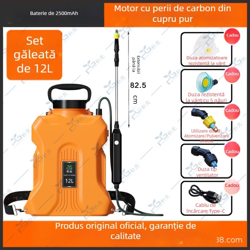 Stropitor electric de spate pentru grădină – dezinfectare și udare