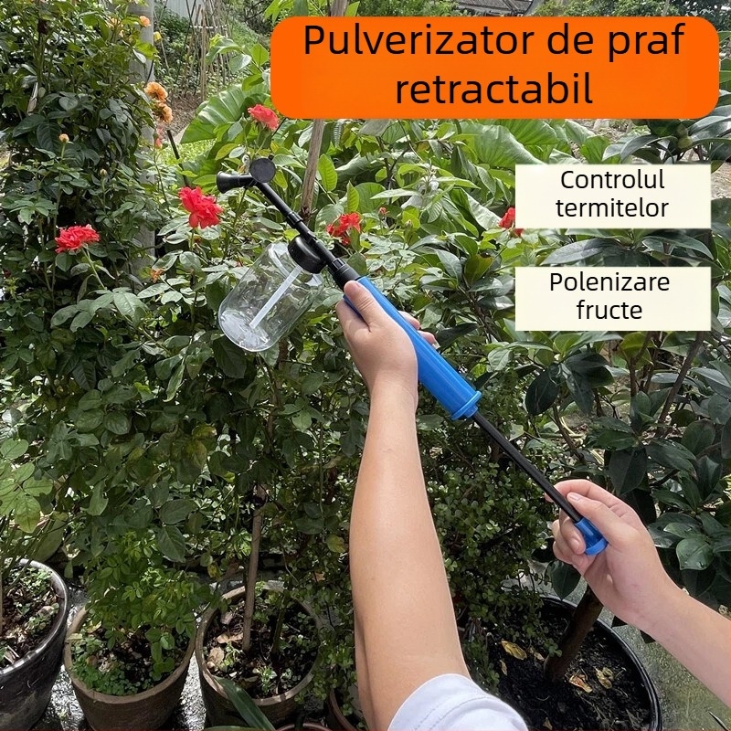 Polenizator manual pentru pomi fructiferi – kiwi, par, măr, fructul dragonului; aplicator de polen și pulverizator pudră