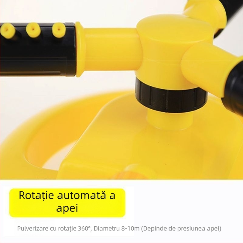 Stropitor rotativ la 360° pentru grădină, irigare automată și amenajare peisagistică