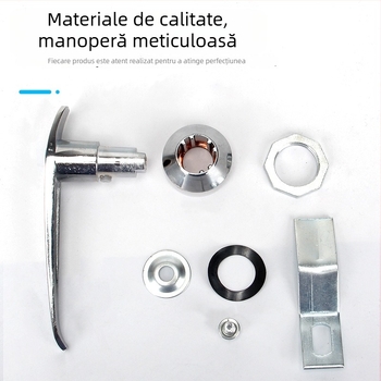 Honggui MS304 încuietoare mortise cu mâner prelungit pentru dulapuri electrice, cutii de distribuție și seifuri