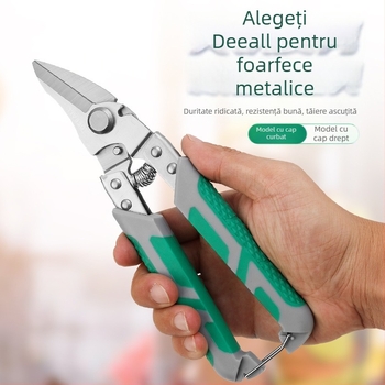 Deeall Foarfecă multifuncțională pentru electricieni – pentru cabluri, foi metalice, conducte de cablu și panouri de tavan integrate