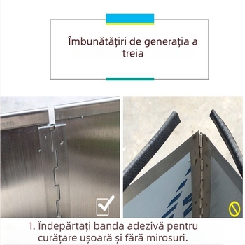 Protecție anti-ulei din oțel inoxidabil pentru bucătărie, placă izolantă groasă pentru aragaz pe gaz, ușor de curățat