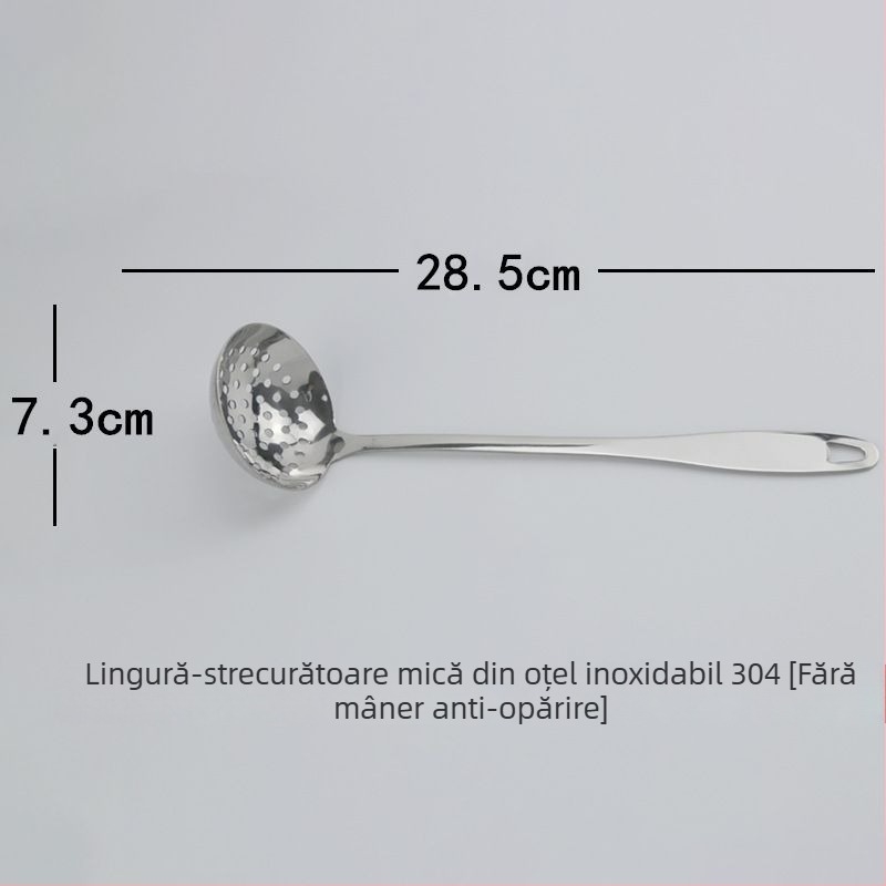 Mare strecurătoare din oțel inoxidabil 304 pentru bucătărie – pentru prăjit, paste, găluște, opărire și oală fierbinte.