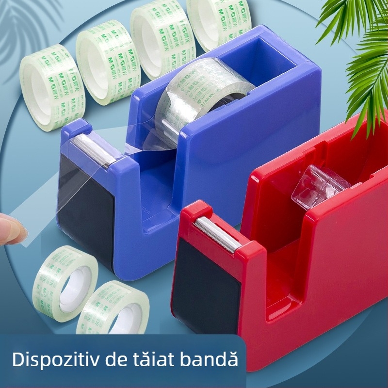 Tăietor de bandă transparent, cu suport, mic model WC-122