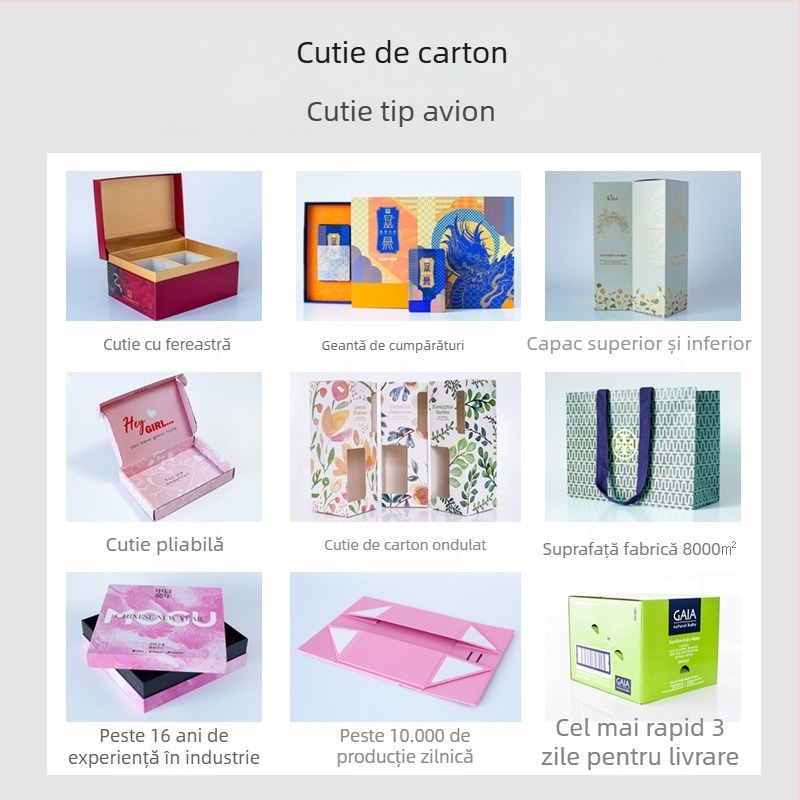 Geantă de cumpărături din hârtie, lux, personalizabilă, pentru cadouri de afaceri și ambalare haine