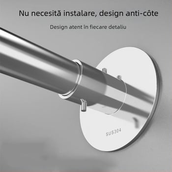 Set perdele de duș curbate, pliabile, magnetice, pentru cabina de duș în formă de L, perdea de baie impermeabilă, groasă