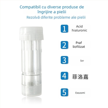 Kona Skin H2 cap electric din nano-cristal hidrosolubil – cap rotund și capsulă rotundă din nano-cristal, consumabile pentru dispozitiv cosmetic de uz casnic