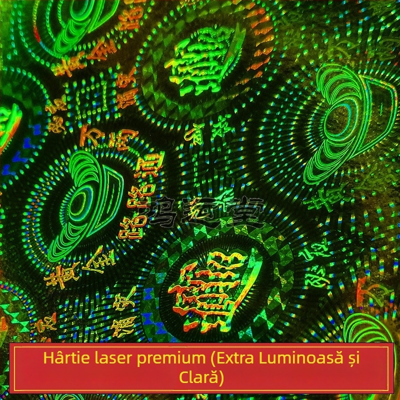 Origami manual din hârtie laser multicolor, cu motive lotus și lingouri, cu foiță de aur, design pagodă pentru Festivalul de la mijlocul toamnei
