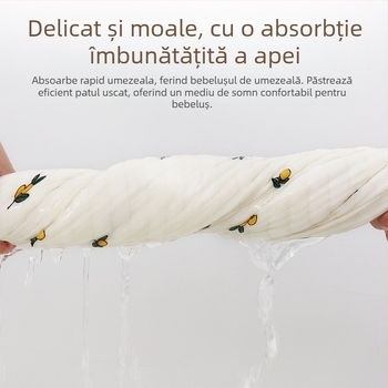 Cearșaf cu elastic din bumbac 100% pentru bebeluși, A, pentru nou-născuți, cu imprimeuri patchwork și personaje desene animate