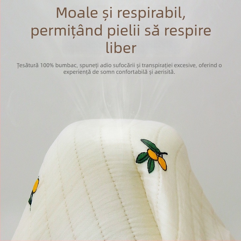 Cearșaf cu elastic din bumbac 100% pentru bebeluși, A, pentru nou-născuți, cu imprimeuri patchwork și personaje desene animate