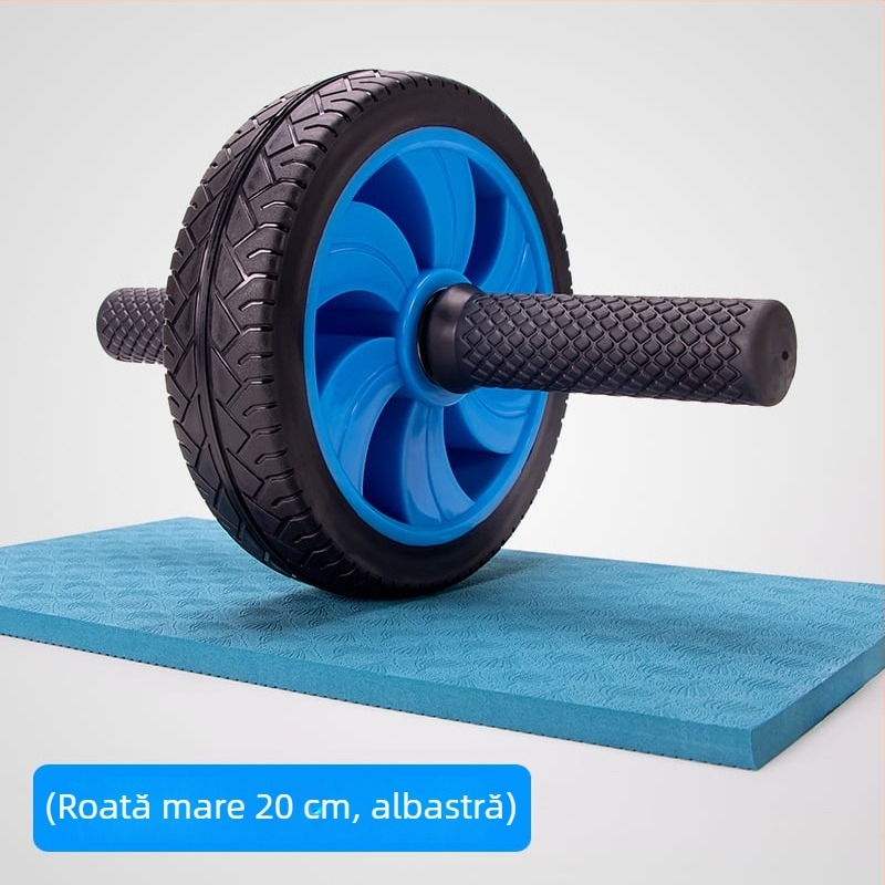 Rola abdominală cu un singur tambur, rulmenți și suprafață din cauciuc pentru funcționare silențioasă
