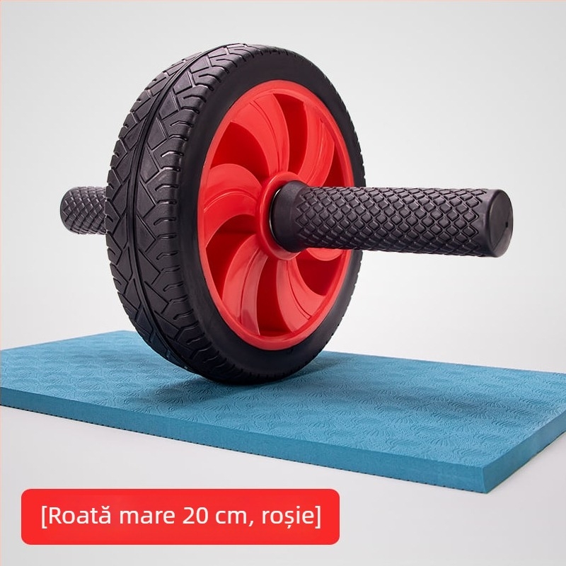 Rola abdominală cu un singur tambur, rulmenți și suprafață din cauciuc pentru funcționare silențioasă