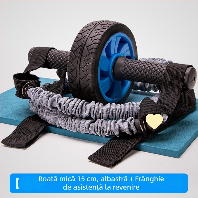 Rola abdominală cu un singur tambur, rulmenți și suprafață din cauciuc pentru funcționare silențioasă