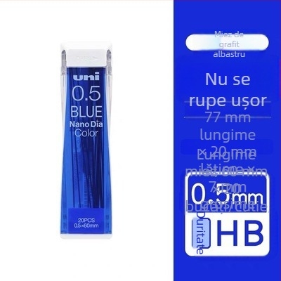 Vârf de grafit colorat pentru creion, 0,5 mm, înlocuire, rezistent la rupere pentru desen
