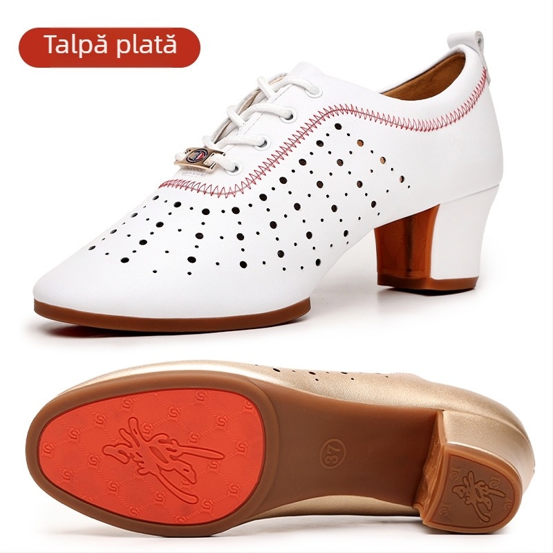 Dancing Palmer pantofi de dans latino pentru femei, exterior, talpă moale